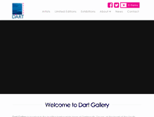 Tablet Screenshot of dart-gallery.com